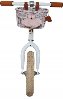 MINI KOŠÍK NA BICYKLE PRE DETI, ŠPINAVÝ RUŽOVÝ